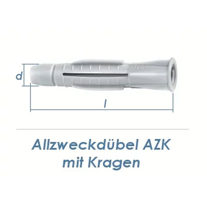 Allzweckdübel mit Kragen